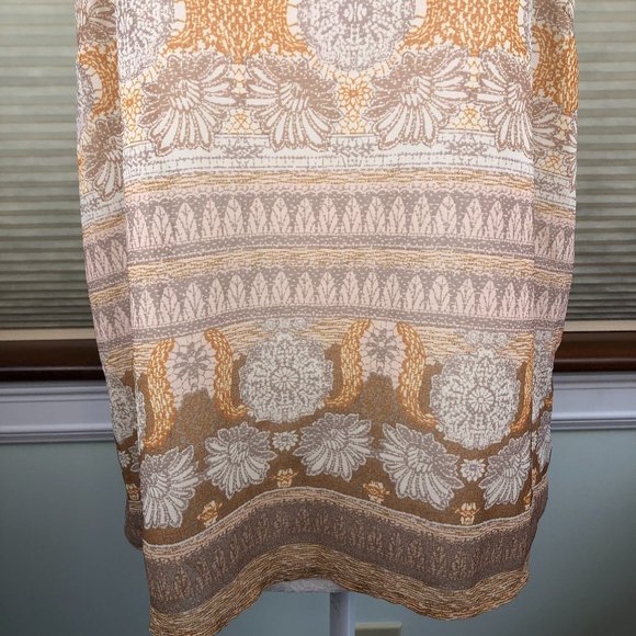 Forever 21 Beachy Boho Floral Sleeveless Strappy Blouse Y2K Coachella Festival - Picture 6 of 11